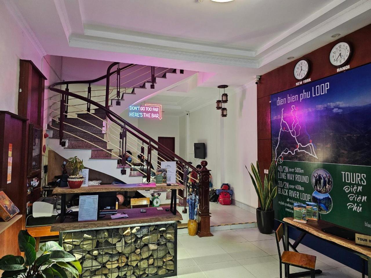 Frontier Hostel & Tours Дьенбьенфу Экстерьер фото